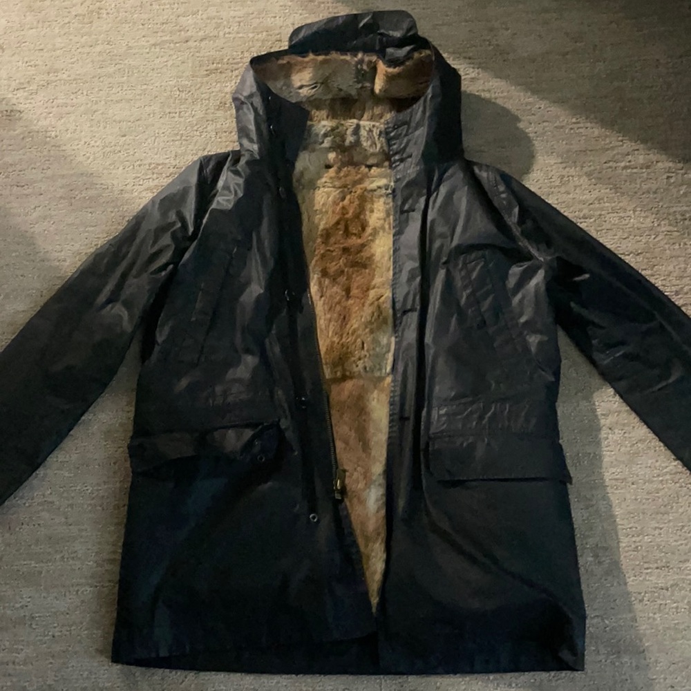 Billy Reid Rabbit Fur Coat